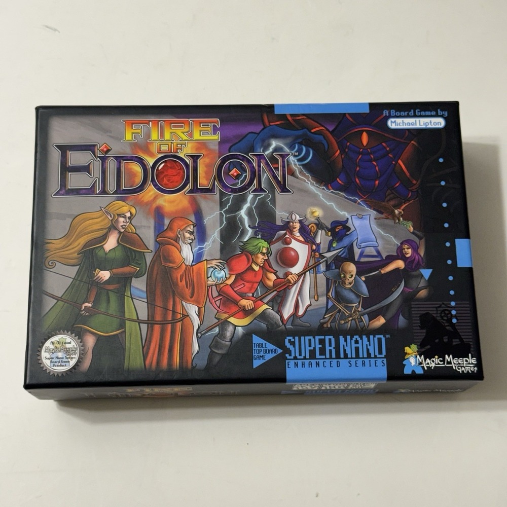 Fire of Eidolon tabletop board game Magic Meeple Super Nano Complete